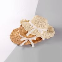 Chapeau De Paille Bowknot En Dentelle main image 4