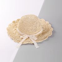 Chapeau De Paille Bowknot En Dentelle main image 6