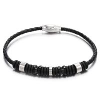 Stainless Steel Braided Magnetic Buckle Bracelet main image 1