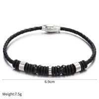 Stainless Steel Braided Magnetic Buckle Bracelet main image 3