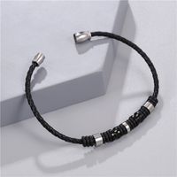 Stainless Steel Braided Magnetic Buckle Bracelet main image 4