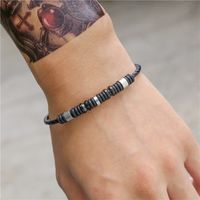 Stainless Steel Braided Magnetic Buckle Bracelet main image 5