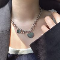 Korean Fashion Heart Pendant Necklace main image 2