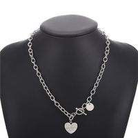 Korean Fashion Heart Pendant Necklace main image 6