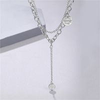 Smiling Face Multi-layer Hip-hop Necklace main image 3