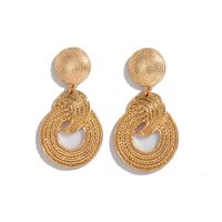 Simple Exaggerated Circle Earrings main image 6