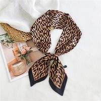 Women's Simple Style Commute Color Block Polyester Printing Silk Scarf sku image 15