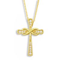 Fashion Heart-shaped Cross Necklace main image 3