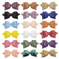 Fashion Gradient Sequins Bow Hairpin Set main image 2
