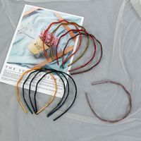 Einfaches Farbiges Acrylwellen-haarband-set main image 1