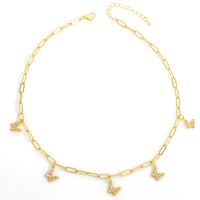 Fashion Moon Butterfly Necklace sku image 1