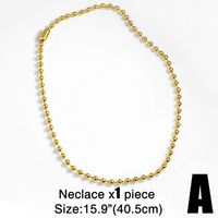 Korean Creative Fashion Bead Necklace sku image 2