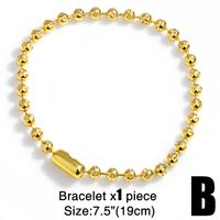 New Fashion Round Bead Necklace sku image 1