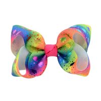 Gradient Rainbow Bow Hairpin Set sku image 7