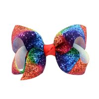 Gradient Rainbow Bow Hairpin Set sku image 9