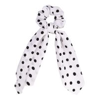 Simple Polka Dot Long Streamer Hair Scrunchies sku image 2