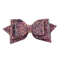 Fashion Gradient Sequins Bow Hairpin Set sku image 2