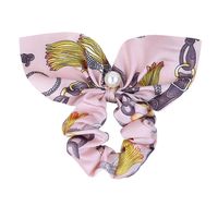 New Fashion Pearl Pendant Hair Scrunchies Set sku image 10