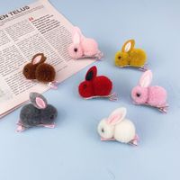 Korean Cartoon Rabbit Hairpin Set sku image 7