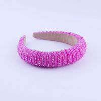 New Fashion Korean Sponge Crystal Rice Beads Hair Band sku image 7