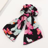 Korean Fashion Chiffon Bow Ribbon Hair Scrunchies main image 4