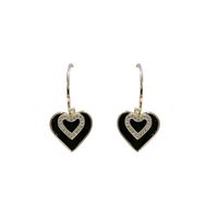 Fashion Simple Heart Diamond Earrings main image 6