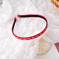 New Retro Embroidery Flower Headband main image 3