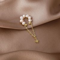 Korean Pearl Tassel Ear Bone Clip sku image 1