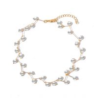 Retro Einfache Perle Hochzeit Halskette sku image 5