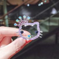 Épingle À Cheveux En Strass Coréen Peigne Diamant Couronne sku image 17