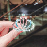 Korean Comb Diamond Crown Rhinestone Hairpin sku image 19