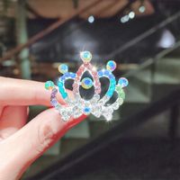 Épingle À Cheveux En Strass Coréen Peigne Diamant Couronne sku image 23