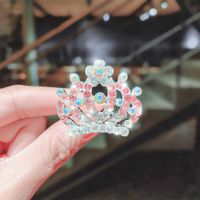 Korean Comb Diamond Crown Rhinestone Hairpin sku image 32