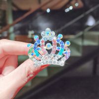 Korean Comb Diamond Crown Rhinestone Hairpin sku image 33