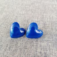 Simple Fashion Love Resin Stud Earrings sku image 1