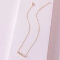 Fashion Diamond Pendant Necklace sku image 1
