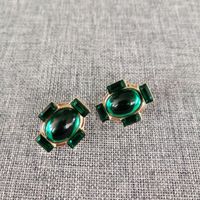 Simple Fashion Colored Resin Earrings main image 4