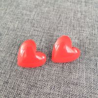 Simple Fashion Love Resin Stud Earrings main image 5