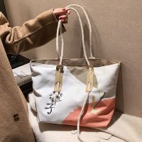 New Trendy Korean Fashion Wild Print One-shoulder Handbag main image 5