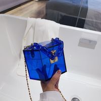 New Fashion Transparent Portable Box Acrylic Bag sku image 4