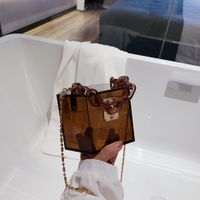 New Fashion Transparent Portable Box Acrylic Bag sku image 7