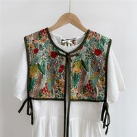 Fashion Printing Embroidered Shawl Scarf sku image 2