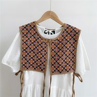 Fashion Printing Embroidered Shawl Scarf sku image 14