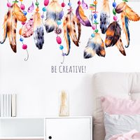 New Fashion Ethnic Style Feather Wall Stickers main image 1