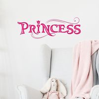 New Fashion Letter Princess Wall Stickers main image 3
