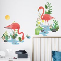 New Fashion Simple Flamingo Wall Stickers main image 5