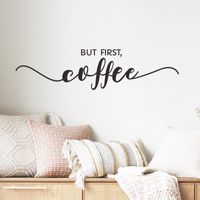 Creative Black White English Slogan Early Morning Wall Stickers main image 3