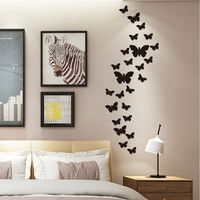 New Colorful Butterfly Flying Acrylic Mirror Wall Stickers main image 5