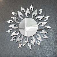 Neuer Dreidimensionaler Acrylspiegel Sonnenblumenwandaufkleber main image 1