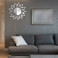 Neuer Dreidimensionaler Acrylspiegel Sonnenblumenwandaufkleber main image 3